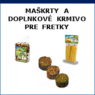 maškrty pre fretky